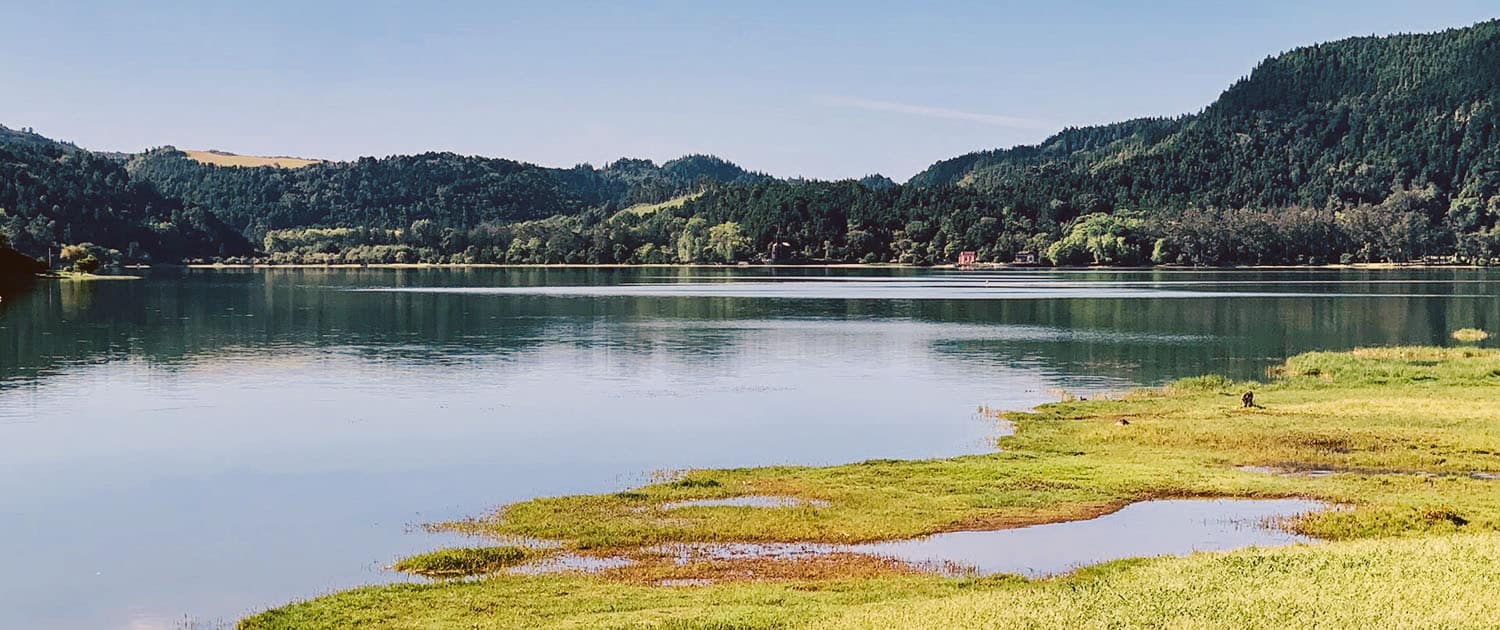 Landscape Azores Lake Azores Cycling Adventure